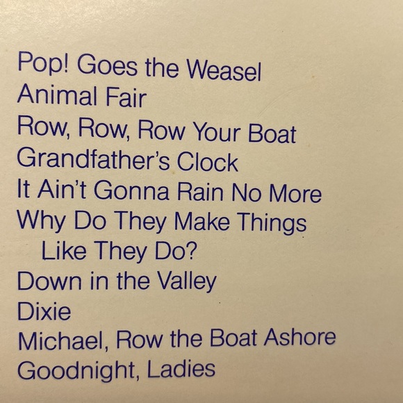 Disney Sing Along Songbook Children’s Favorites 80s Kids Sheet Music Book - Picture 13 of 13